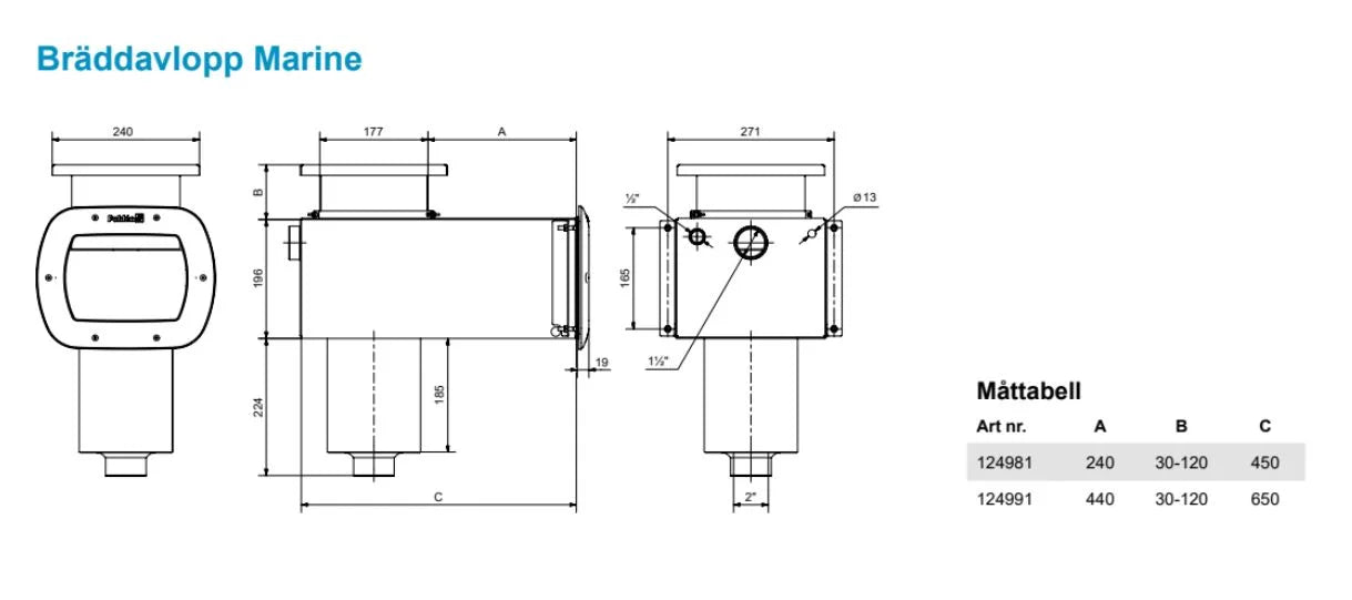 Pahlen Overflow Marine for liner pool