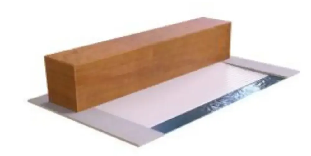 Aquatop ovanmark träbit 60x14mm ljusbrun med träådring