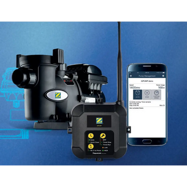 Astralpool Victoria Plus svart plastpoolpump med variabel hastighet och app-styrning