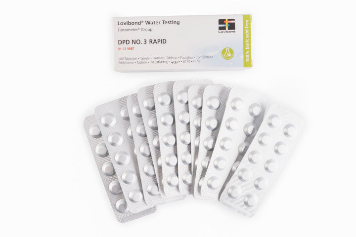 DPD3 total chlorine test tablets, 100 tablets