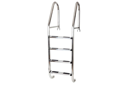 Pahlén poolstege fällbar, 4 steg, båge 510 mm