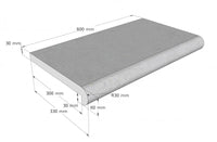 Trottoarkantpaket 4×8 Natura NAPOLI package