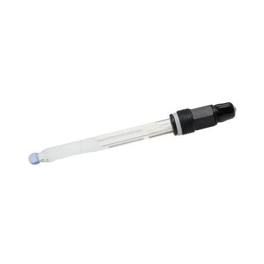 Long Life glass pH electrode with a black cable connection