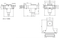 Pahlen Infinity liner pool overflow drain