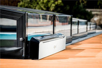MOOVER solar-powered electric motor for pool covers