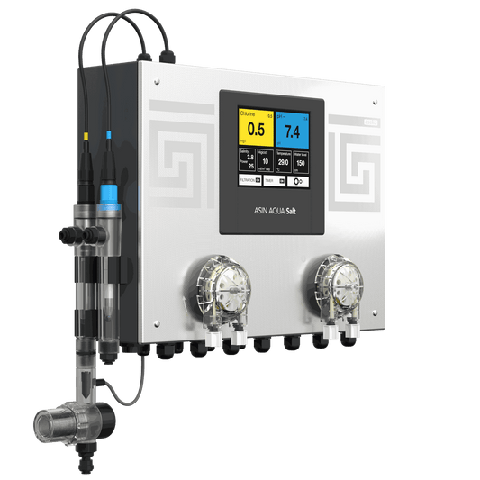 ASIN Aqua Salt dosing station for salt chlorination with pH control