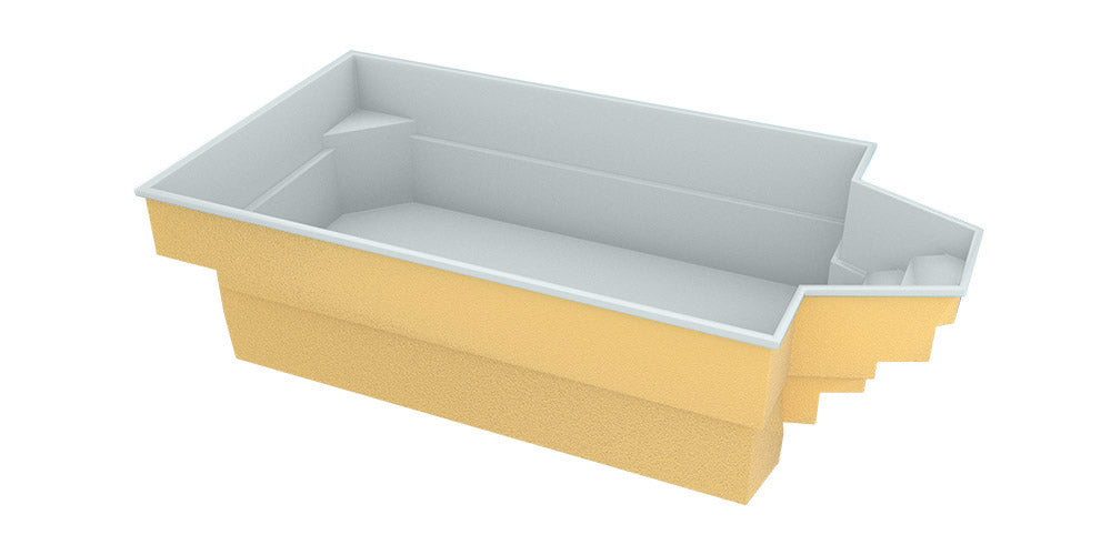 Fiberglass Pool Grenada 600 6.00m x 3.00m x 1.52m