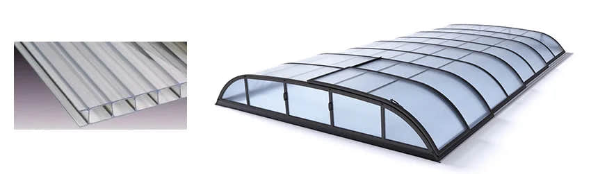 8 mm polycarbonate (PC) multiwall sheet