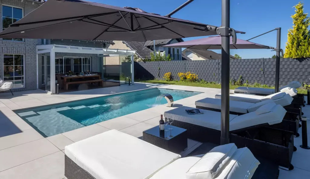 Leisurepools Precision High Waterline 3.2×5.1-8.1m, 1.5m deep