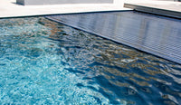 Leisurepools Reflection with slatted cover box 3.8×7.92-9.92m, 1.28-1.78m deep