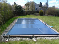 Pool cover with rolling top for 4×8 POOL incl. remote control