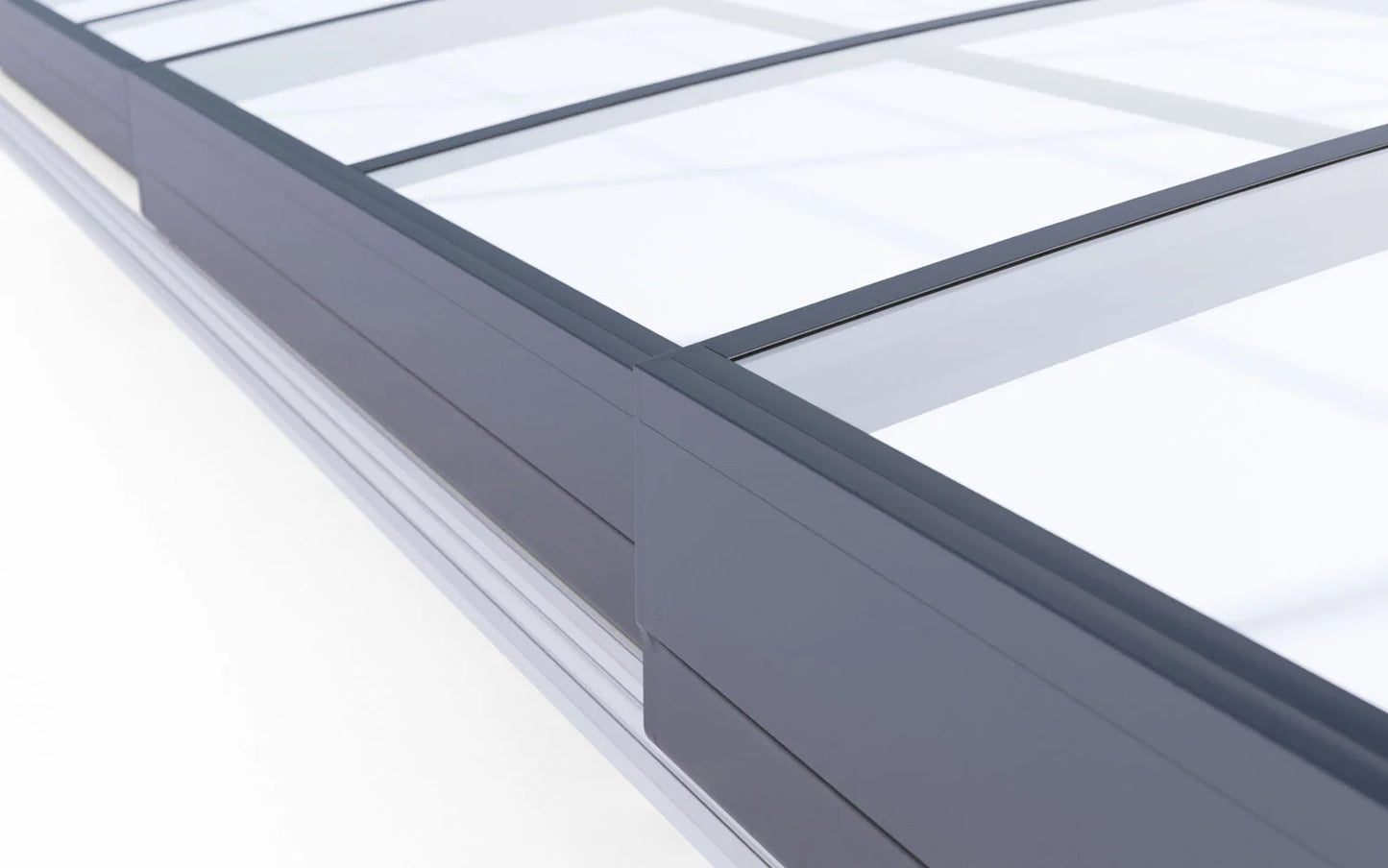 Pool Roof Sydney 4×7 (Single Rail, Anthracite)