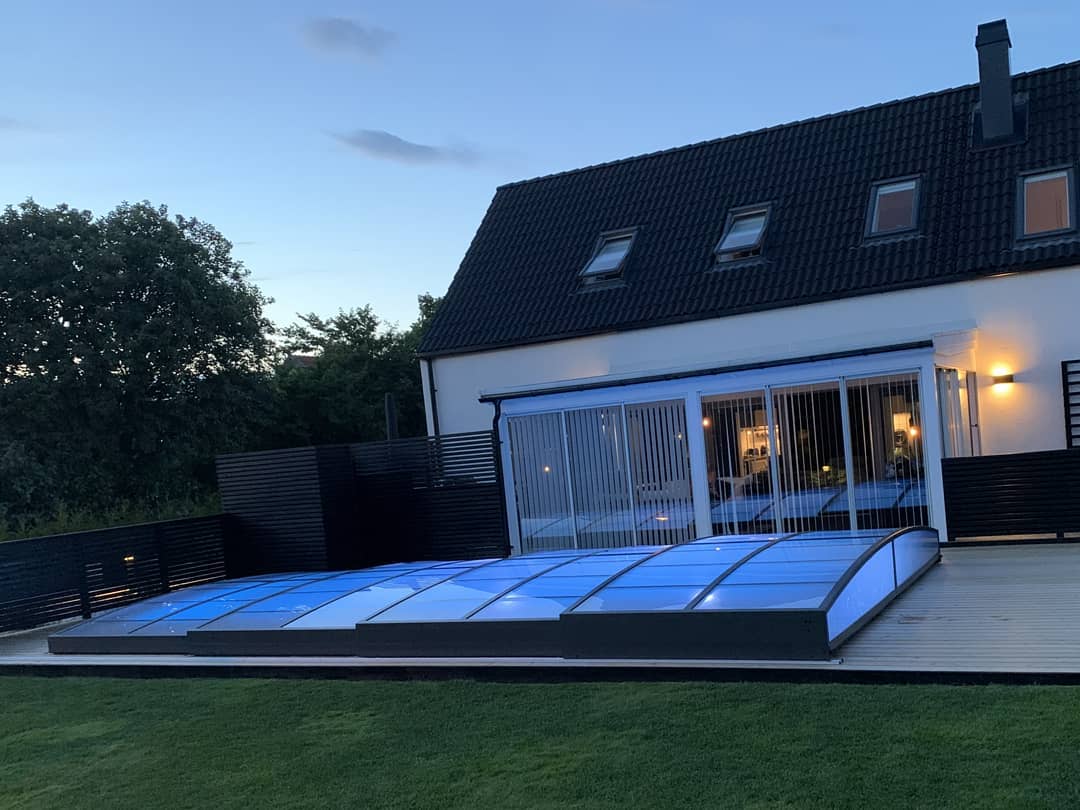 Pool Roof Sydney 3×6 (Single Rail, Anthracite)