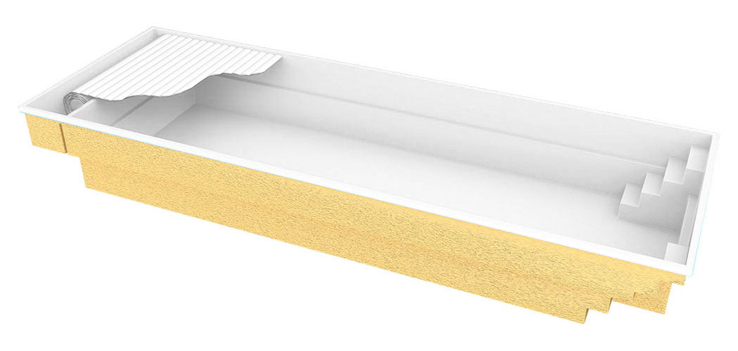 Glasfiberpool Bahama 11 11.10m x 3.75m x 1.50m