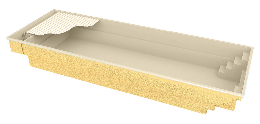 Glasfiberpool Bahama 11 11.10m x 3.75m x 1.50m