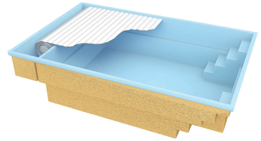 Glasfiberpool Bahama 600 6.10m x 3.75m x 1.50m