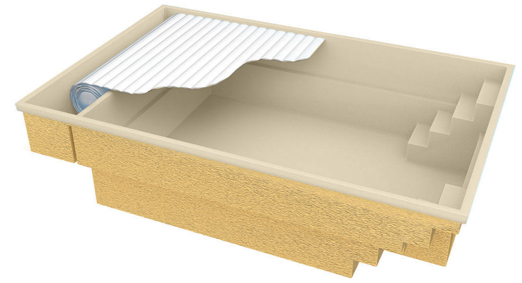 Glasfiberpool Bahama 600 6.10m x 3.75m x 1.50m