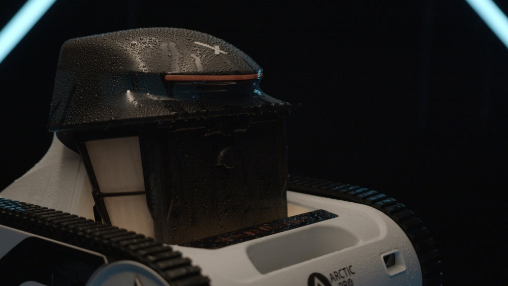 Pool Robot XWarrior InverX X60 AI wireless wall and base