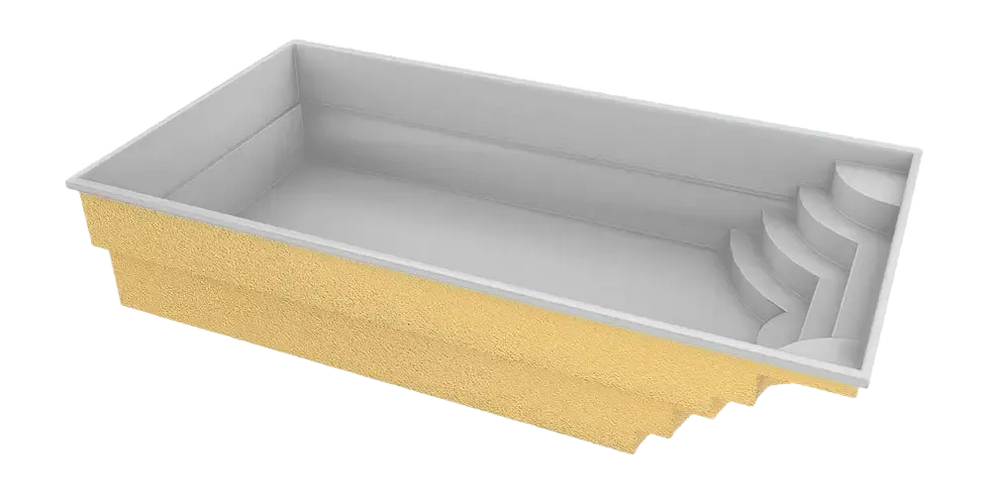 Fiberglass Pool Aruba 700 7.20m x 3.70m x 1.50m