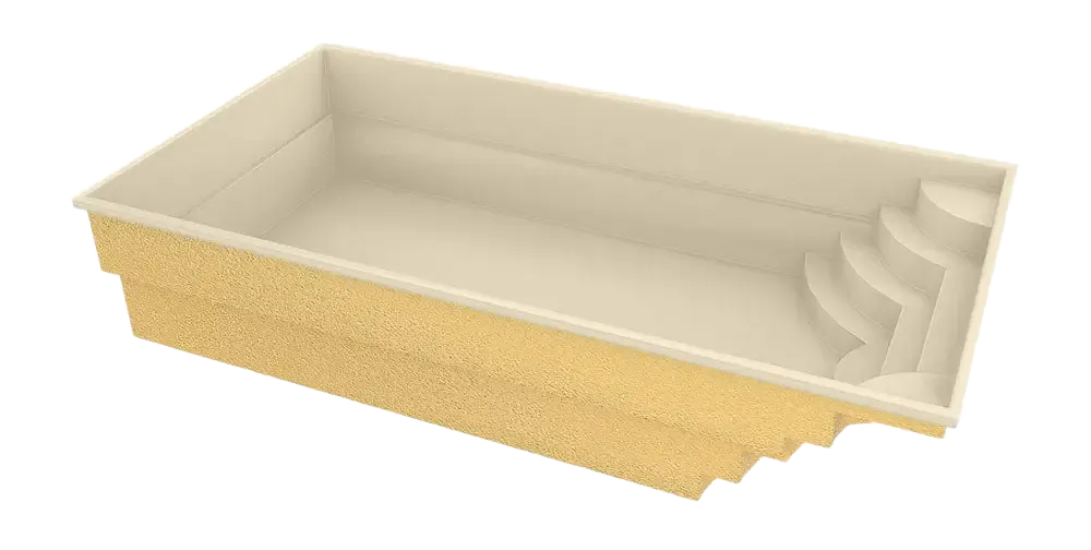 Fiberglass Pool Aruba 700 7.20m x 3.70m x 1.50m