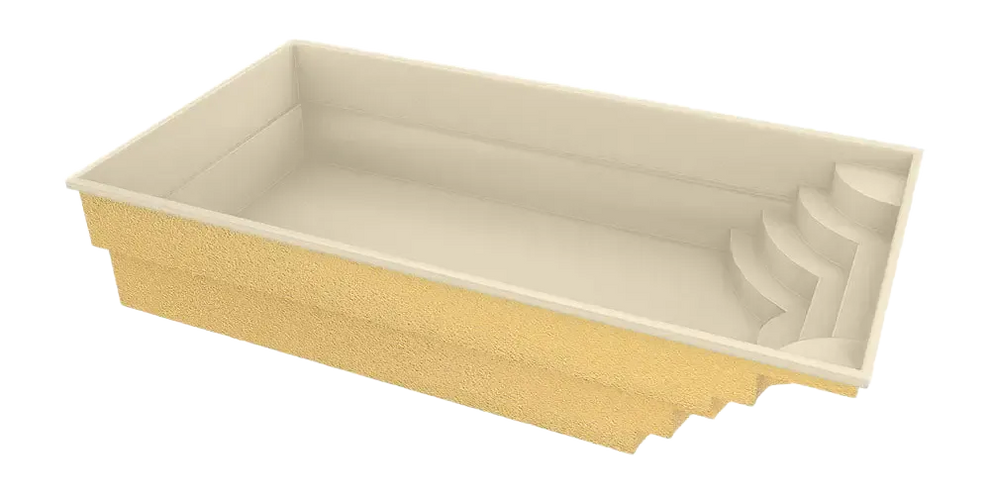 Fiberglass Pool Aruba 700 7.20m x 3.70m x 1.50m