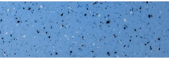 Aruba fibreglass pool – light blue terrazzo surface, black and white specks