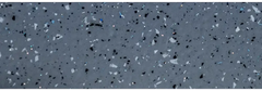 Aruba fibreglass pool – grey terrazzo surface, black, white and blue specks