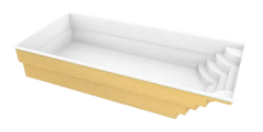 Fibreglass pool Aruba 800 8.20 m x 3.70 m x 1.50 m