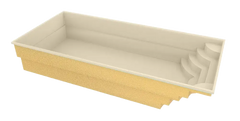 Fibreglass pool Aruba 800 8.20 m x 3.70 m x 1.50 m