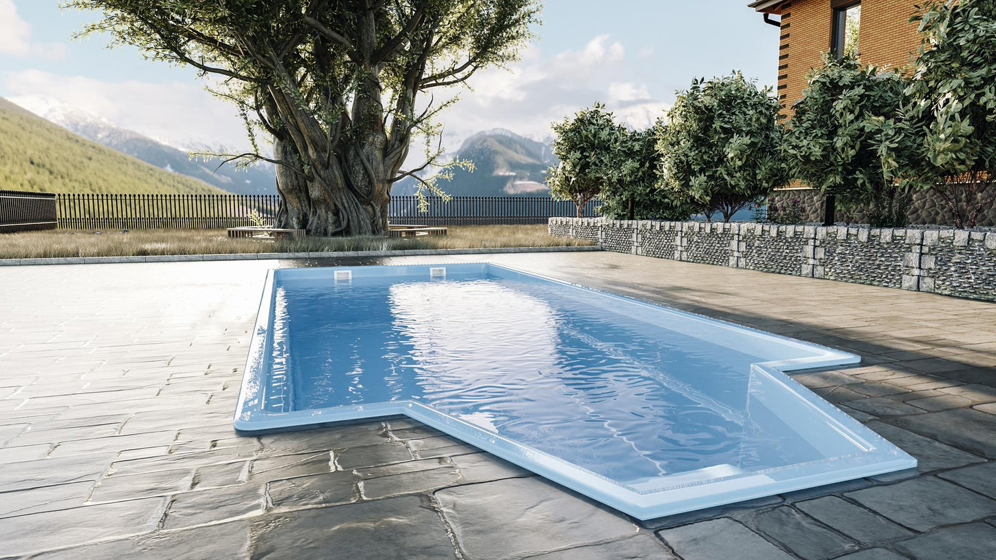 Fiberglass Pool Grenada 600 6.00m x 3.00m x 1.52m
