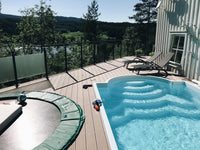 Glasfiberpool Haiti 8.00m x 3.20m x 1.52m