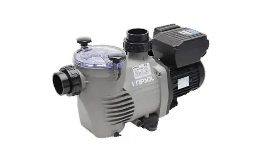 Kripsol VSP pool pump – grey and black, clear lid