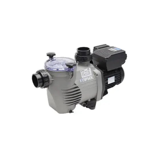 Kripsol VSP poolpump i grå och svart med transparent lock