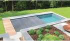 Leisurepools Reflection™ with slat cover box 3,8×7,92-9,92m, 1,28-1,78m deep