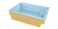 Glasfiberpool Victoria 4.70m x 2.70m x 1.30m