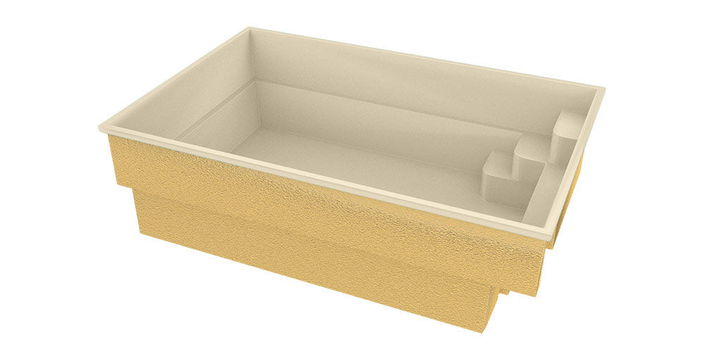 Glasfiberpool Victoria 4.70m x 2.70m x 1.30m