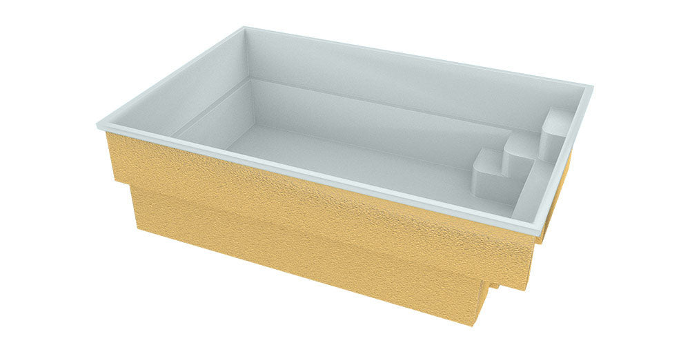 Glasfiberpool Victoria 4.70m x 2.70m x 1.30m