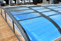 Pool Roof NIVO KIT 960B 4×9 (clear glass, side door)