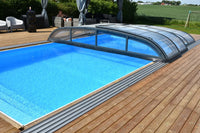 Pool Roof NIVO KIT 960B 4×9 (clear glass, side door)