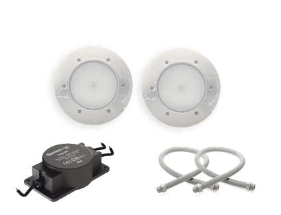 Belysning Bas Marine LED Vit