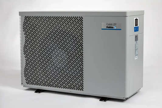 The latest Pahlén Calidi pool heat pump with a grey design The latest Pahlén Calidi pool heat pump with a grey design
