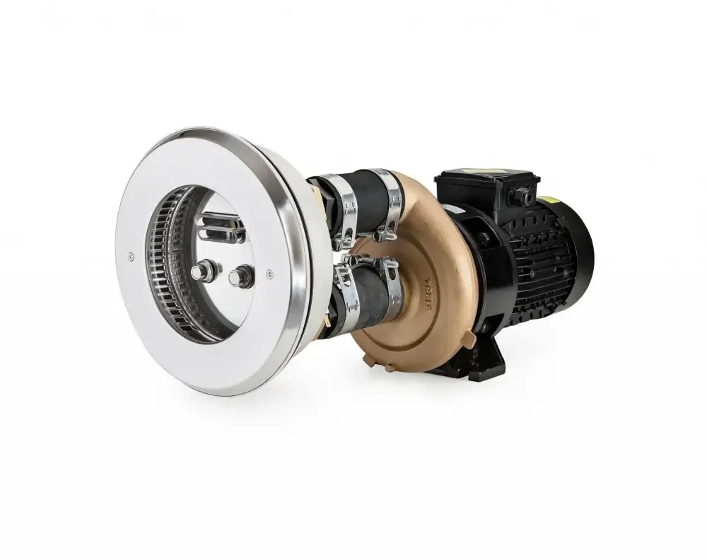 Jet Swim Motion industriell pump i rostfritt stål och brons