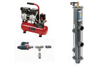 Besgo, automatisk backspolning, tryckluft