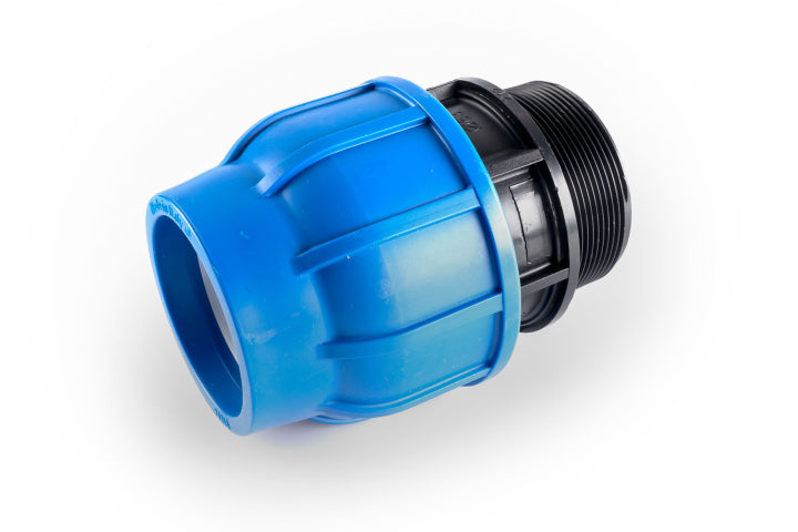 Coupling PP Ø63 mm 2½″ male thread