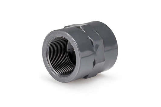PVC solvent-weld coupling Ø50 x 2″ female thread