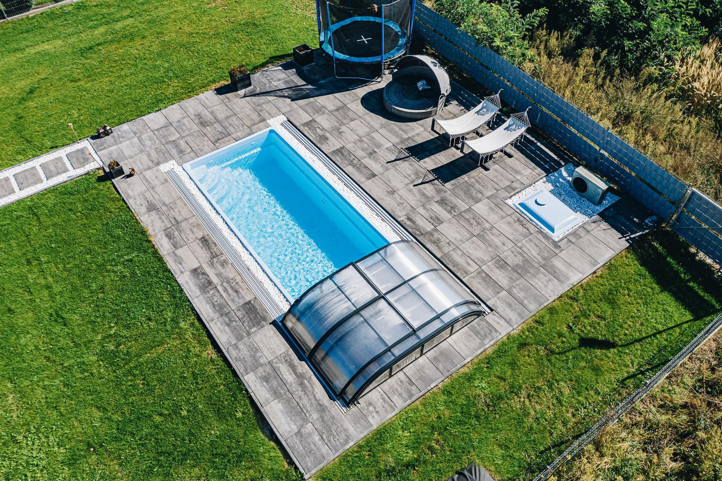 Fiberglass pool Papeete 600 6.00m x 3.00m x 1.50m