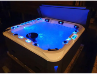 PassionSpa Felicity Mighty Wave hot tub – white finish, blue LED lighting