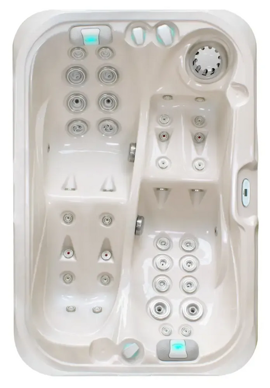 PassionSpa Indulgence hot tub – Signature Collection, beige finish, massage jets PassionSpa Indulgence hot tub – Signature Collection, beige finish, massage jets