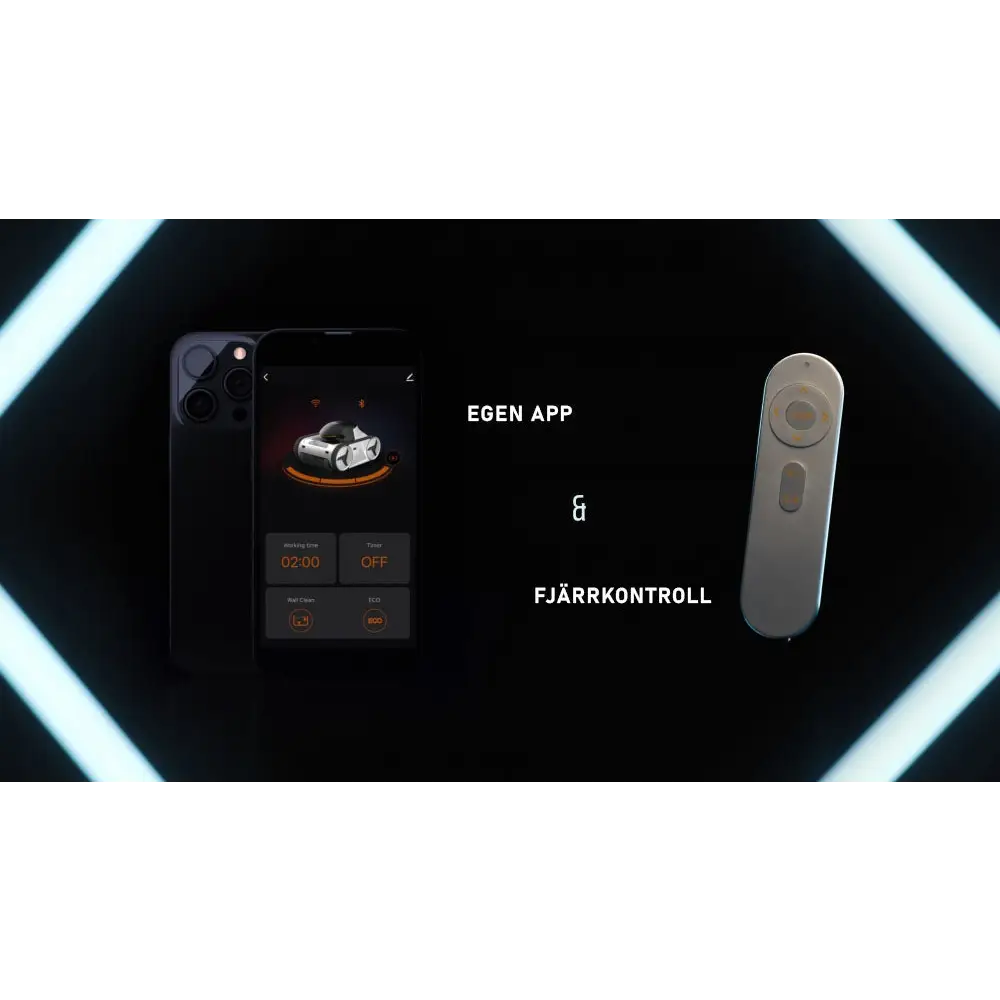 Xwarrior InverX X60 silver fjärrkontroll med rund knapp