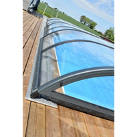 Pooltak Nivo Kit 960B med svart valv och transparenta glasrutor